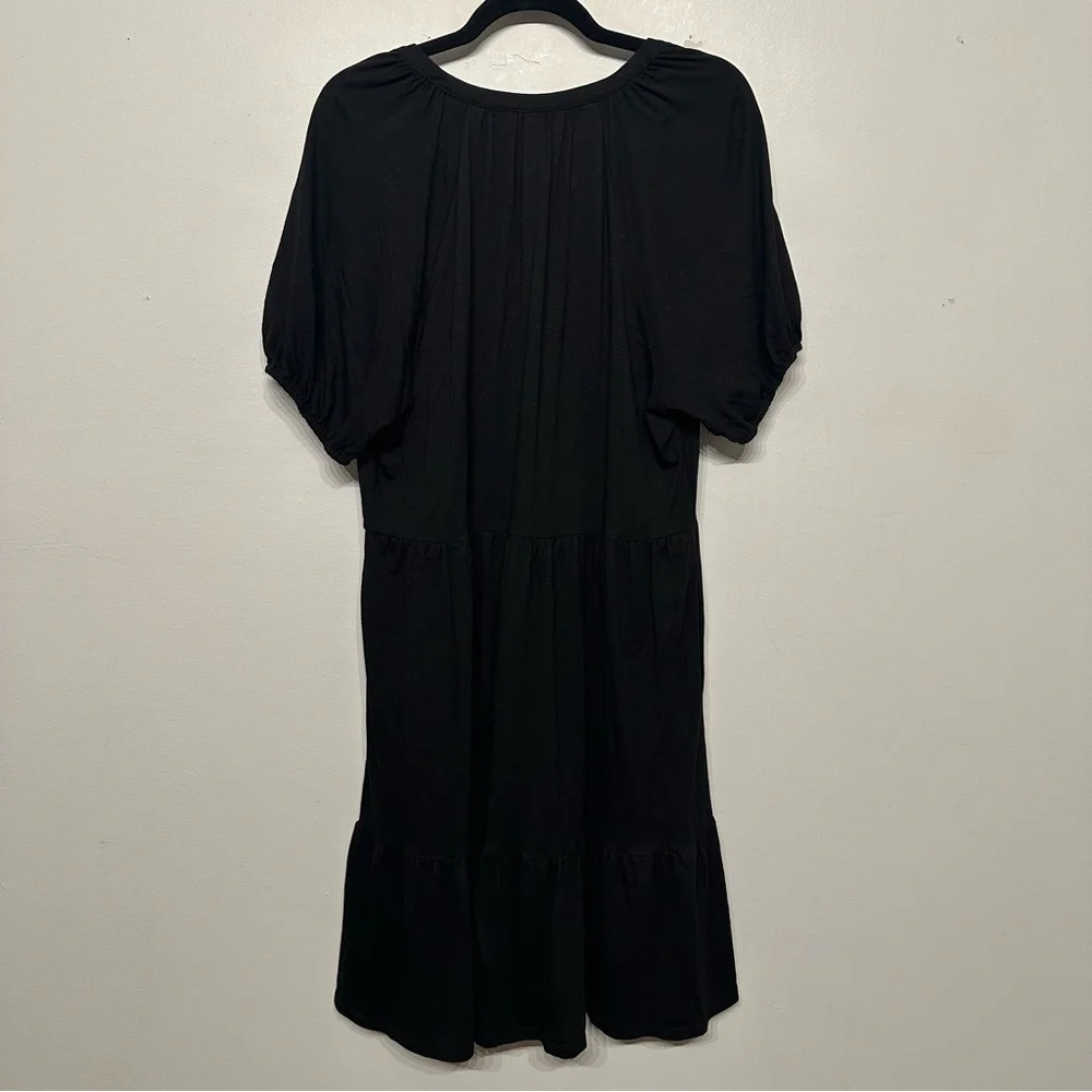 Boden Short Sleeve Tiered Mini Dress - Picture 3 of 7